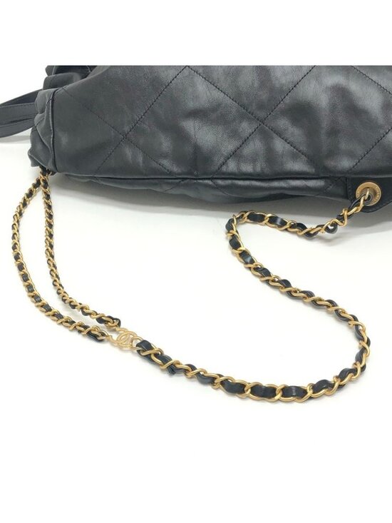 Chanel Backpack 22 Chain As3313 Leather Black main image 8